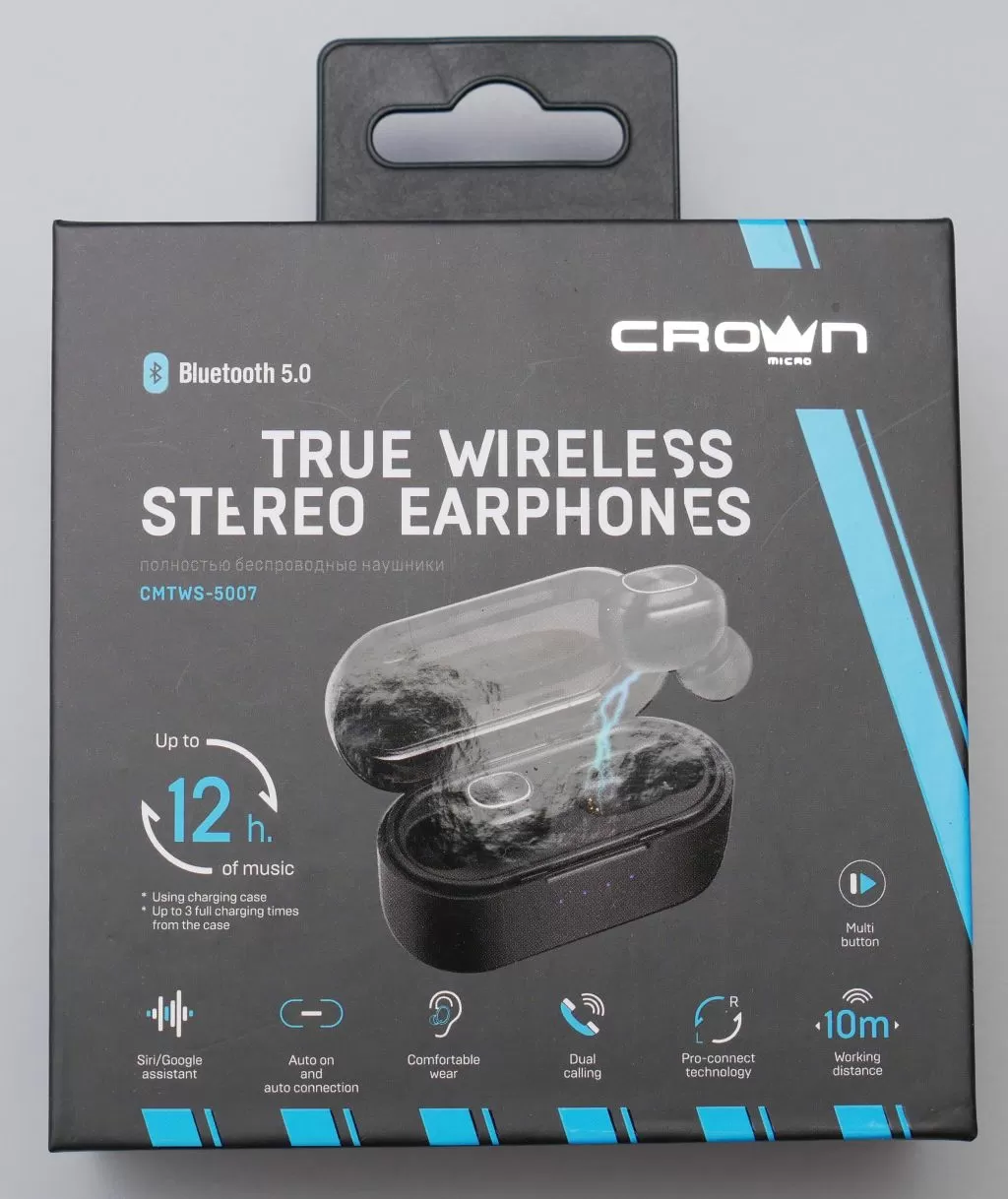 CrownMicro CMTWS-5007 – бюджетная TWS гарнитура | hwp.ru