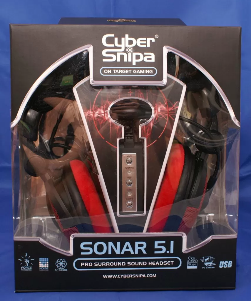 Cyber Snipa Sonar 5.1 - USB наушники с объёмным звуком и встроенной  аудиокартой | hwp.ru