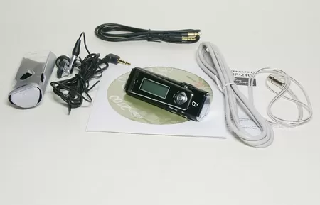Комплект поставки MP3 плеера EZ MP-2100