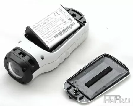 Action-камера Garmin Virb - со снятой крышкой