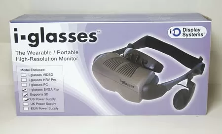 Упаковка шлема I-Glasses PC 3D Pro