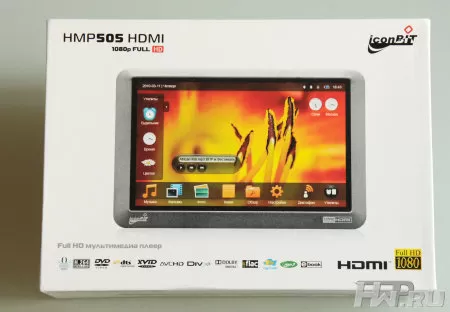 Упаковка IconBIT HMP505 HDMI