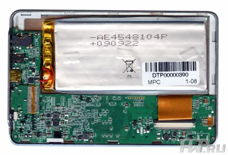 Внутренности PMP плеера IconBIT HMP505 HDMI