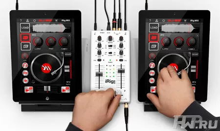 iRig Mix - диджейский пульт для iPad