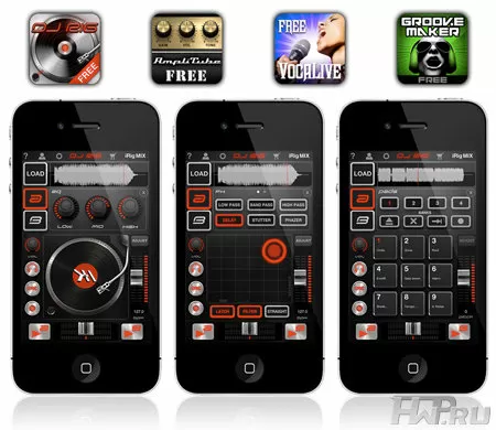 iRig Mic - интерфейс программы
