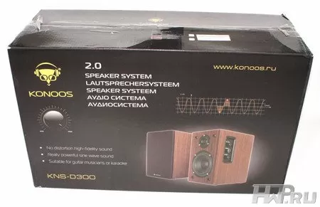 Упаковка акустики Konoos KNS-D300