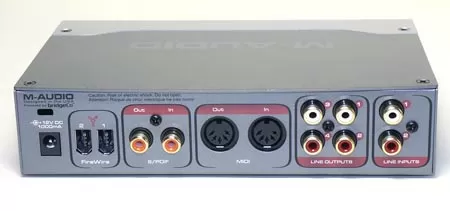 Внешний вид M-Audio FireWire Audiophile