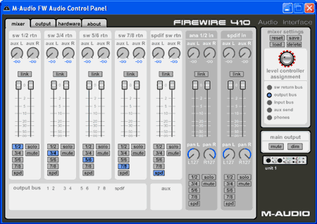 Программное обеспечение FireWire 410