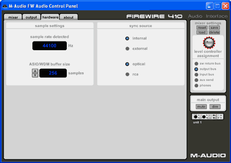 Программное обеспечение FireWire 410