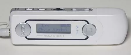 Экран плеера MSI Mega Stick