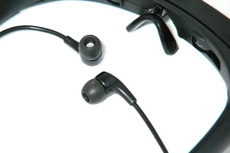 Видеоочки iPod, MyVu Media Viewer - наушники