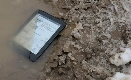 Грязевое тестирование Onyx Boox Robinson Crusoe 2