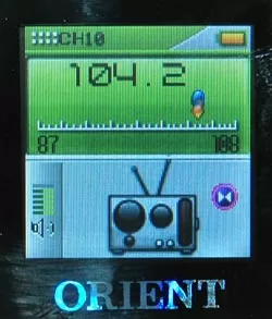 Меню Orient MP740C