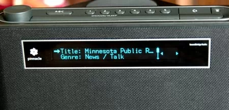 Экран Pinnacle SoundBridge Radio