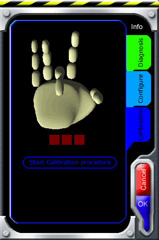 Программа настройки перчатки DG5-VHand Glove