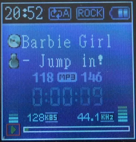 mp3/mp4 плеер в виде часов
