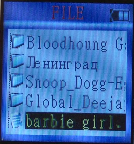mp3/mp4 плеер в виде часов