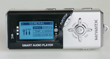 Экран MP3-плеера XDrum XD403