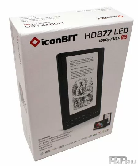 И книга и плеер в одном лице - обзор iconBIT HDB77LED 8Gb | hwp.ru