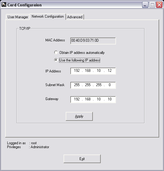 Программная инсталляция Altusen IP9001