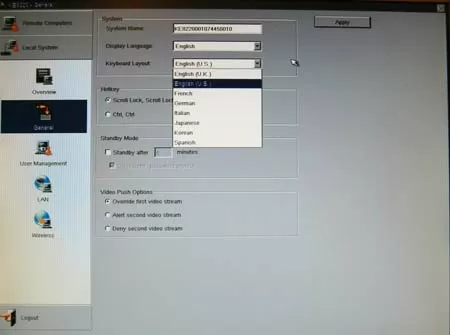 Меню Altusen KE8220