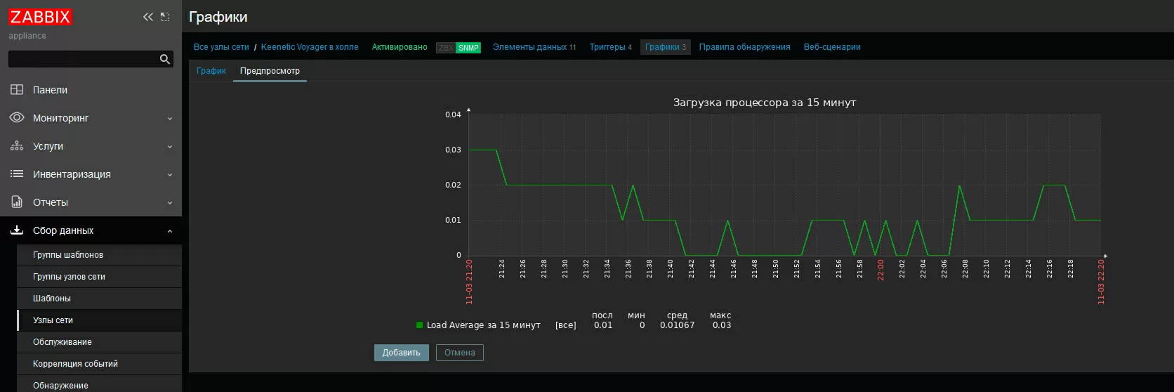 Настраиваем Zabbix для мониторинга точек доступа и роутеров Keenetic |  hwp.ru