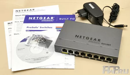 Коммутатор NetGear GS-108T
