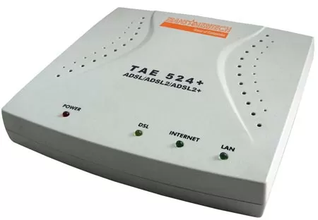 Новый корпус ADSL2 маршрутизатора TAE-524+
