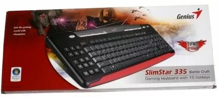 Упаковка клавиатуры Genius SlimStar 335 Battle Craft
