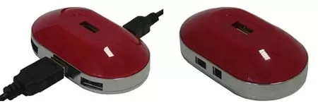 Красный USB-хаб Orient