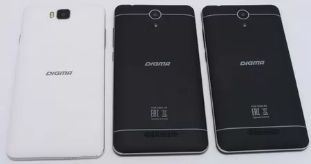 Digma VOXS501 3G, S504 3G и S506 4G