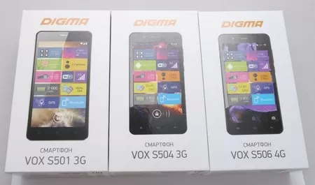 Digma VOXS501 3G, S504 3G и S506 4G