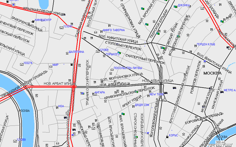 Навигационная карта москвы