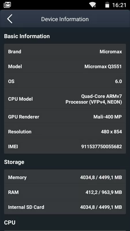 Micromax Bolt Juice Q3551
