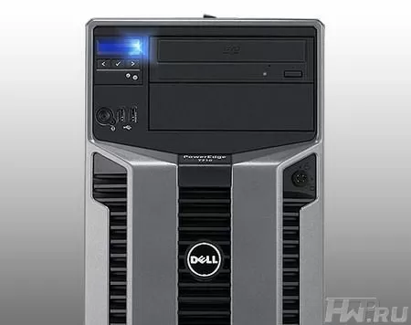 Органы управления сервера Dell PowerEdge T710