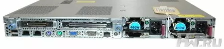 Сервер HP ProLiant DL360 G6 - вид сзади