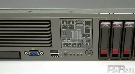 Сервер HP Proliant DL380 G5 - вид спереди