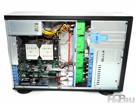 Внутреннее пространство сервера