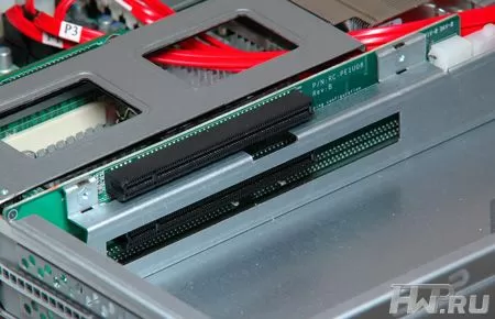 Слоты PCI Express 16x в сервере Wexler GRP-109