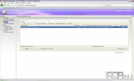Интерфейс Synology Disk Station Manager