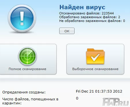 Встроенный антивирус