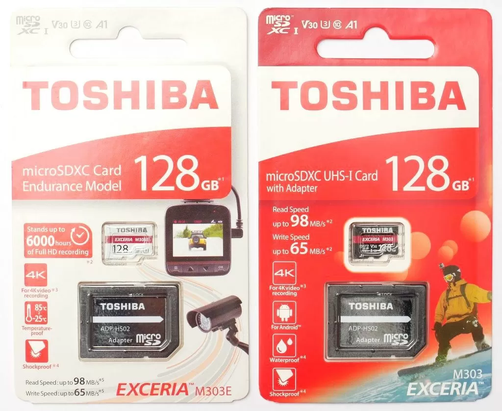 Обзор microSD карточек Toshiba Exceria M303 и M303E | hwp.ru