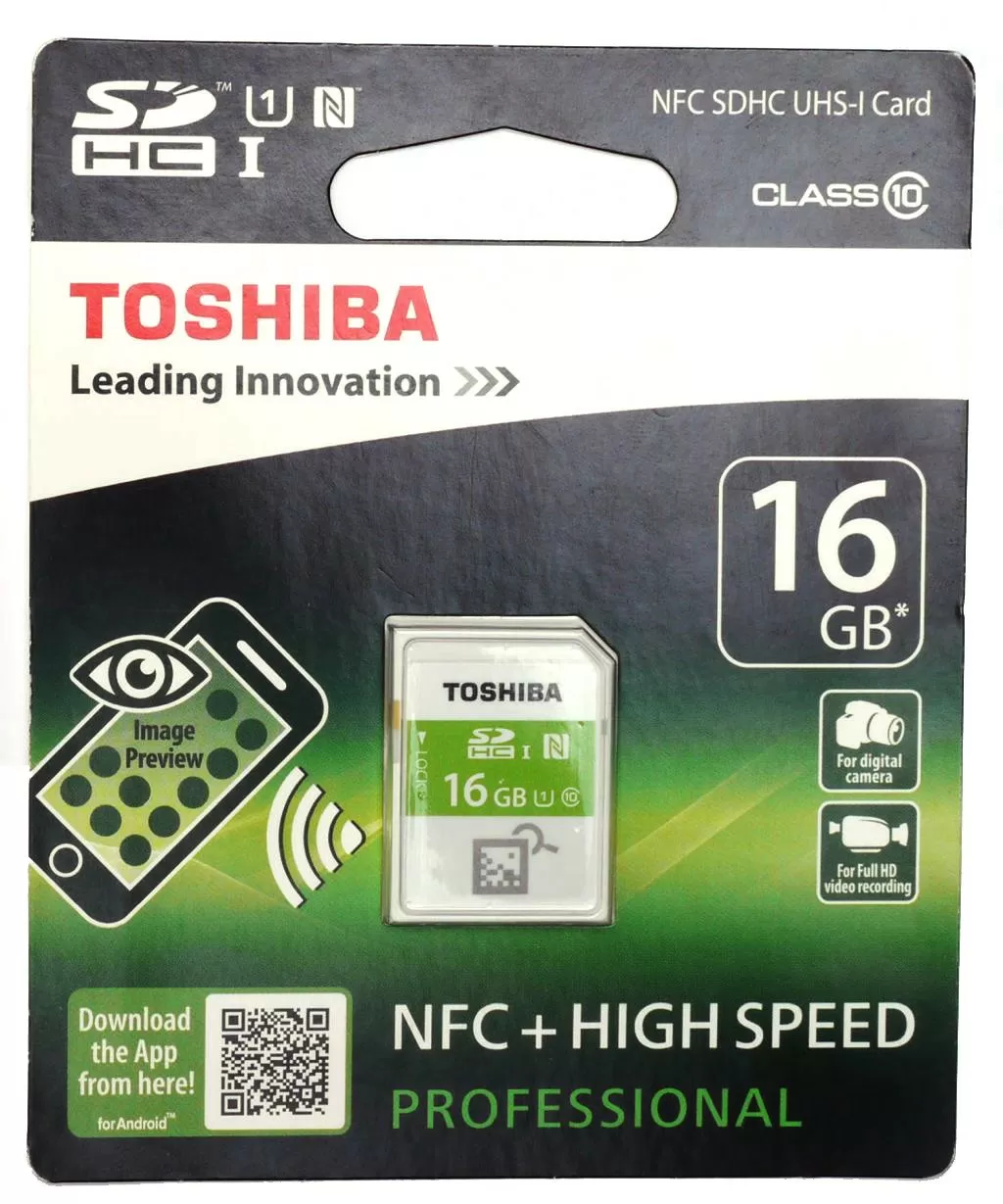 Toshiba SDHC NFC 16Gb – зачем SD карточке NFC? | hwp.ru