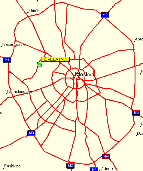 Телевышка на октябрьском поле