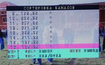 Меню тюнера AverTV Box9