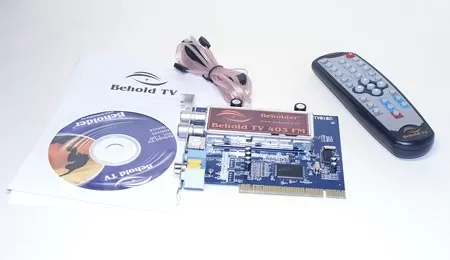 Комплект поставки Beholder Behold TV 403 FM