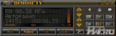 Интерфейс Behold TV