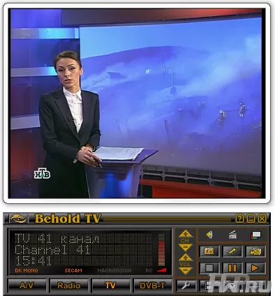 Интерфейс Behold TV