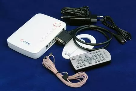 Комплект поставки ТВ-тюнера Compro V200F