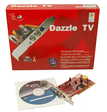 Комплект поставки ТВ-тюнера Dazzle TV PCI